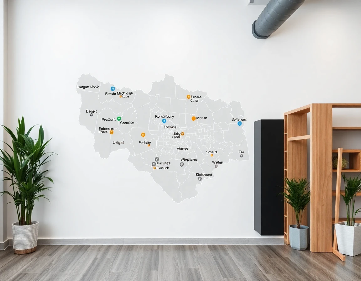 Hvac Service Areas Map